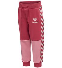 Hummel Trousers - hmlOlek - Earth Red/Pink w. Silver