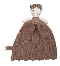 Smallstuff Comfort Blanket - 35x35 cm - Doll - Brown Sugar