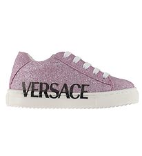 Versace Shoe - Purple w. Glitter/Black