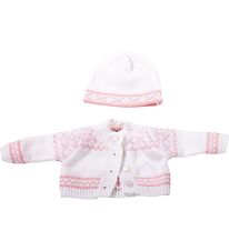 Gtz Vtements de Poupe - Chemisier en Tricot Avec Bonnet - Ros