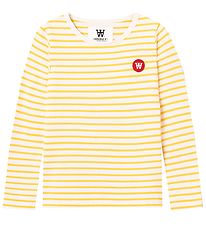 Wood Wood Pusero - Kim - Off White/Yellow Raidat