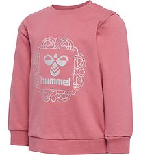 Hummel Sweatshirt - hmlLime - Dusty Rose m. Zilver