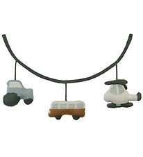 Liewood Stroller chain - Marlen - Vehicles/Blue Fog Multi Mix