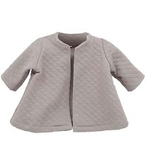 Asi Doll Clothes - 43-46 cm - Quilted Jacket - Warm Grey