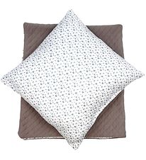 Asi Dúkku rúmföt - Warm Grey Önd Vintage Prentað