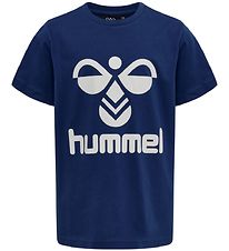 Hummel T-shirt - hmlTres - Sodalite Blue w. Logo