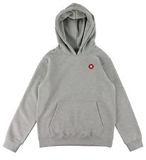 Wood Wood Sweat  Capuche - Izzy - Gris Mlange