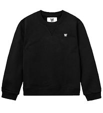 Wood Wood Sweatshirt - Wortel - Zwart