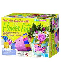 4M Blumentopf - KidzMaker - Bemalen Sie Ihre eigene Terrakotta F