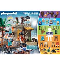 Playmobil My Figurines - le Des Pirates - 70979 - 130 Parties
