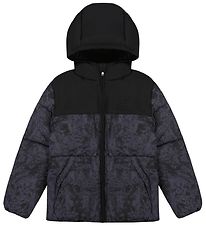 Champion Fashion Padded Jacket - Black/Grey w. Pattern