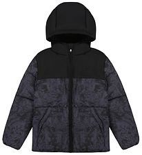 Champion Fashion Steppjacke - Schwarz/Grau m. Muster