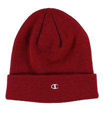Champion Beanie - Knitted - Teen - Red w. Logo