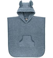 Bibs Towel Poncho - 60x55 cm - Kangaroo - Petrol