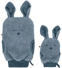 Bibs Bathing gloves - Kangaroo - 2-Pack - Petrol