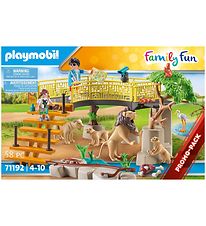 Playmobil Familie Fun - Outdoor Lwengehege - 71192 - 58 Teile