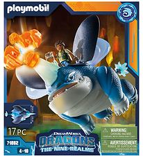 Playmobil Dragons: Les Neuf Royaumes - Ploughhorn & D'Angelo -