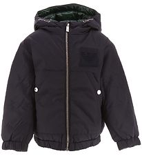 Emporio Armani Daunenjacke - Nachhaltig - Navy/Grn