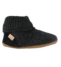 Living Kitzbhel Slippers - Wool - Anthracite