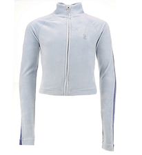 Juicy Couture Cardigan - Fluweel - Blue Mist