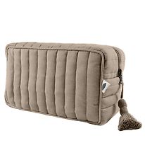 Pine Cone Toiletry Bag - 24 cm - Lulu - Mushroom