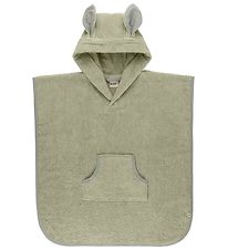 Bibs Towel Poncho - 60x55 cm - Kangaroo - Sage