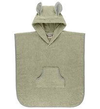 BIBS Towel Poncho - 60x55 cm - Kangaroo - Sage