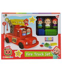 CoComelon Activity Toy - Funbricks Fire Truck Set