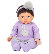 Tiny Treasures Doll w. Dark Hair - Bunny Outfit