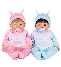 Tiny Treasures Puppen - Zwillinge - Bruder/Schwester-Outfit