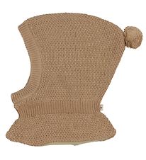 Wheat Balaclava - Knitted - 2-layer - Pomi - Affogato