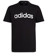 adidas Performance T-Shirt - U LIN Tee - Zwart/Wit