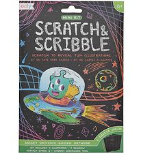 Ooly Scratch & Scribble Mini Set - Verrcktes Universum