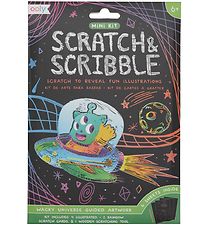 Ooly Scratch & Scribble Mini Set - Wacky Universe