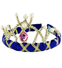 Den Goda Fen Kostm - Tiara m. Cord - Blau