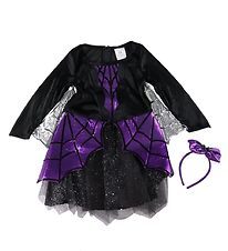 Den Goda Fen Costume - Headband and Dress w. Spiders - Little