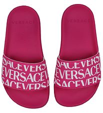 Versace Badesandalen - Pink m. Wei