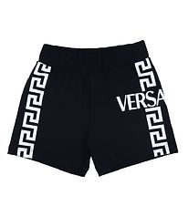 Versace Sweatshorts - Black w. White