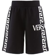 Versace Sweat Shorts - Black w. White