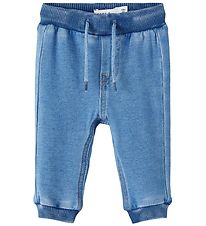 Name It Pantalon de Jogging - Noos - NbnRome - Medium+ Blue Deni