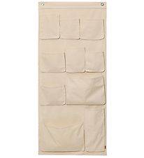 ferm Living Wall pockets - Canvas XL - 70x160 cm - Off-White