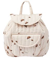 VACVAC Liten Ryggsäck - Boo - Mini Croissant - Off White