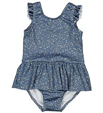 Wheat Coverall Swimsuit - UV40+ - Diddi - Bluefin Grasses Duck S