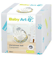 Baby Art Christmas Ornaments - Hand and Footprints - Tranperant