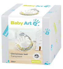 Baby Art Kerstornamenten - Hand- en voetafdrukken - Tranperant