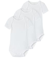 Name It Bodysuit s/s - Noos - NbnBody - 3-Pack - Bright White