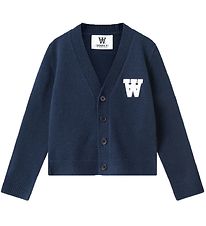 Wood Wood Cardigan - Strick - Lammwolle - Otis - Navy