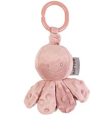 Nattou Activity Toy - Squid - 14x9 cm - Dusty Pink