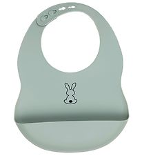 Nattou Bib - Silicone - Green