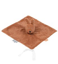 Nattou Comfort Blanket - Bonnie Rabbit - 27x27 cm - Rust